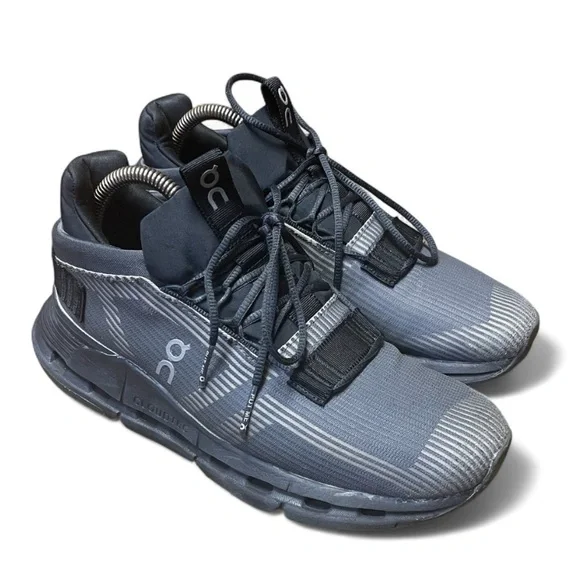 On Cloud Cloudnova Void Eclipse Women's 7.5 Black Gray Running Sneakers Shoes - Picture 1 of 10